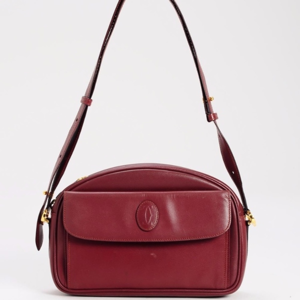 Cartier Must de Cartier Crossbody Bag Bordeaux